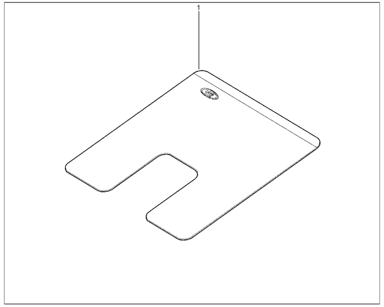 Ковер багажника универсальный погрузочный