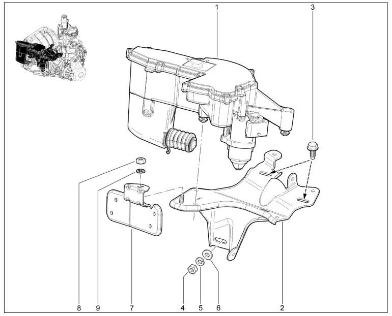 Актуатор сцепления (BVR5)