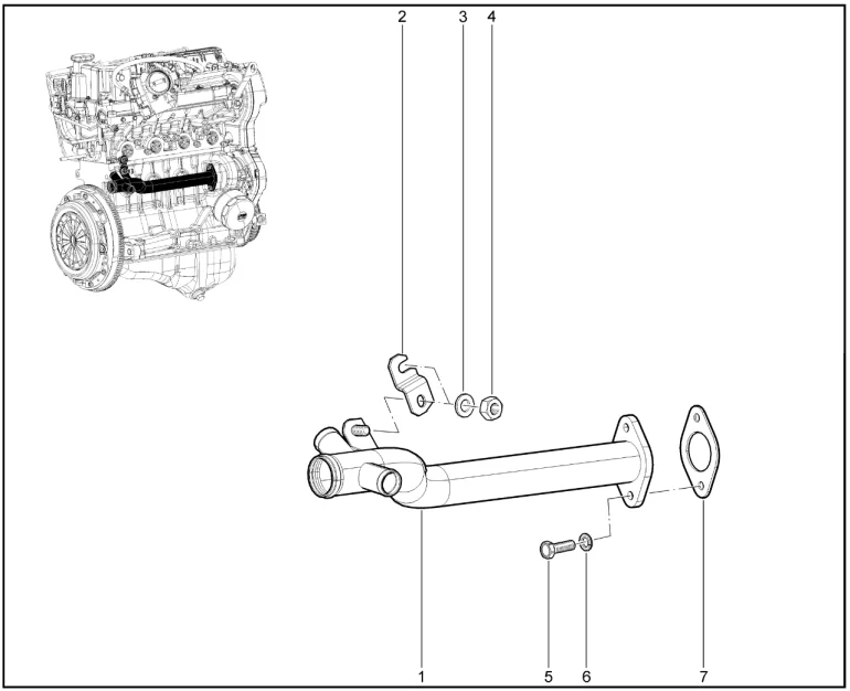 Труба подводящая насоса водяного