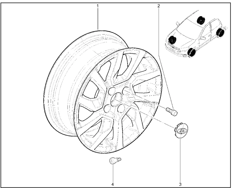 Диск колеса (Drive Active)