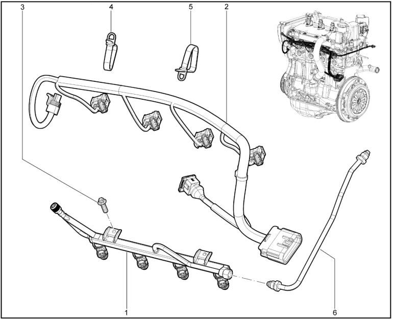 Рампа топливная (P4M)