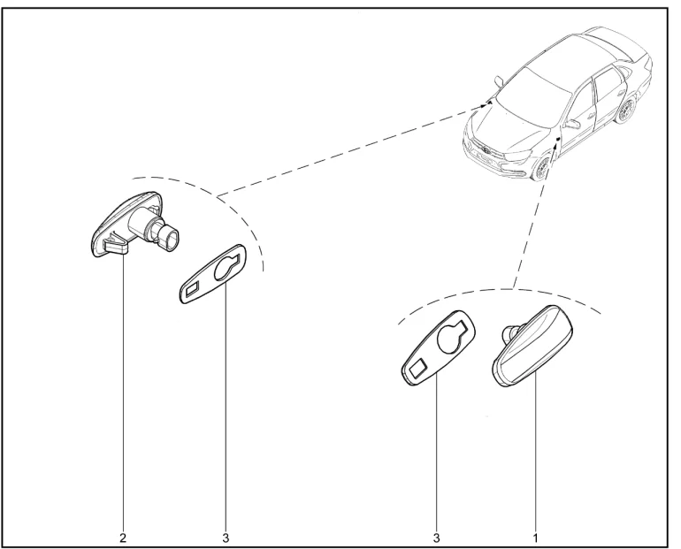 Боковой указатель поворота