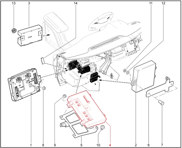 Блок кузовной электроники для Lada Vesta, Iskra