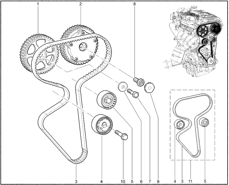 Привод ГРМ (Р4Р)