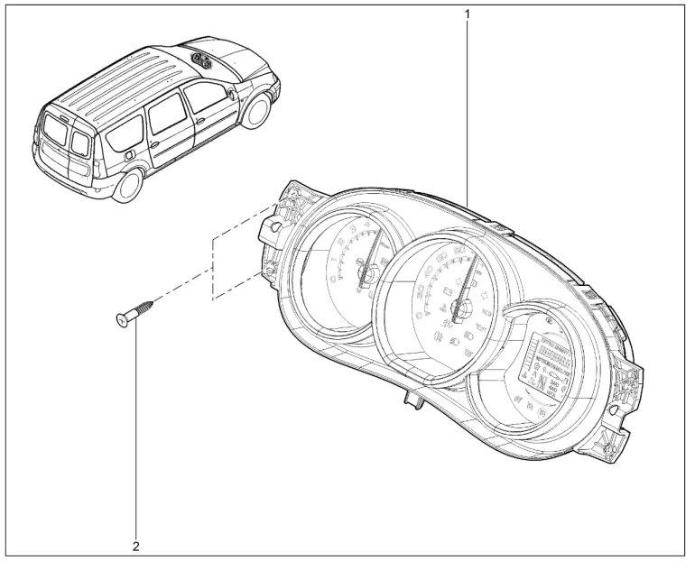 Комбинация приборов (FL)