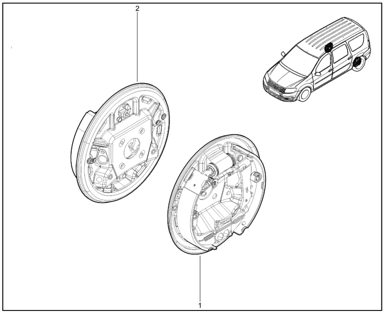 Тормоз задний (комплект)(для авт. с Р3М,Р4М)