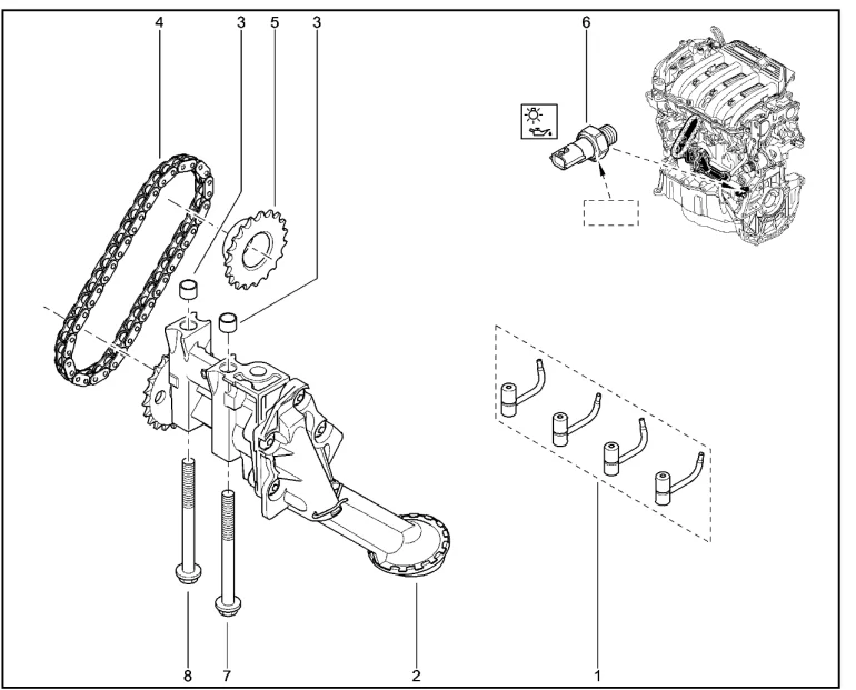 Насос маслянный (K4M)