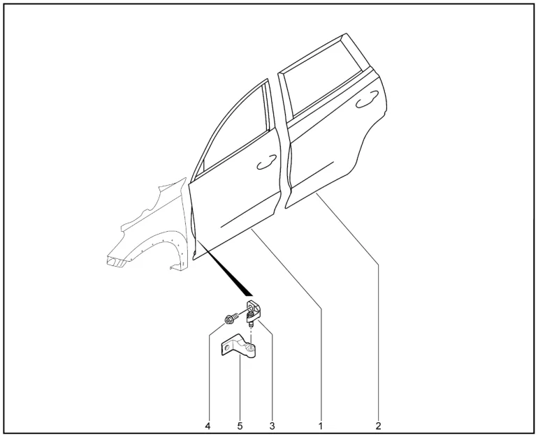 Двери передние и задние для XCITE X-Cross 8, Chery Tiggo 8 Pro