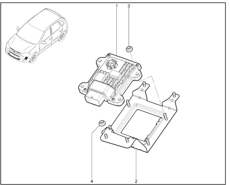 Контроллер управления автоматической КПП