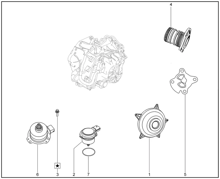 Элементы коробки передач для XCITE X-Cross 8, Chery Tiggo 8 Pro