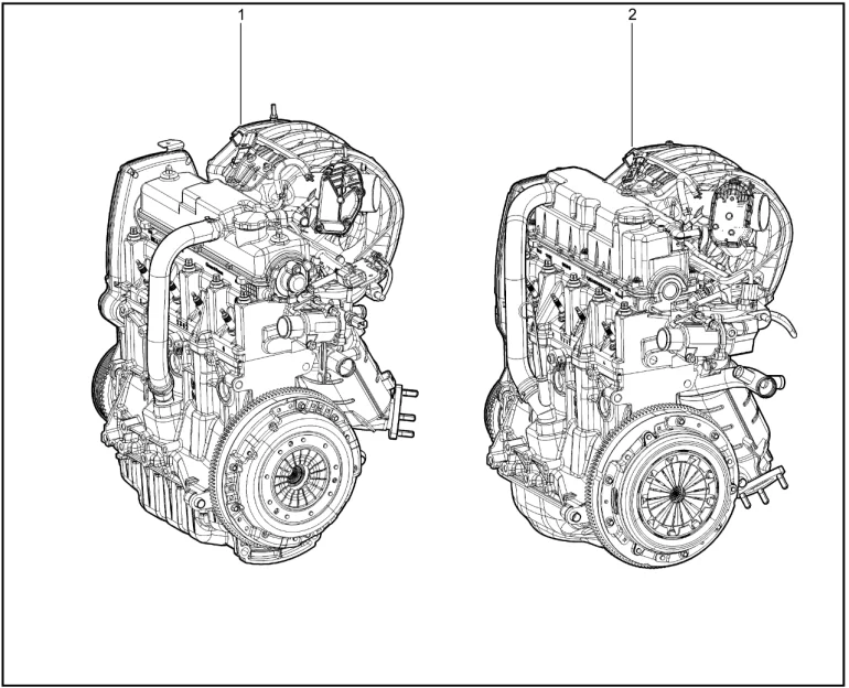 Двигатель в сборе (P3M)