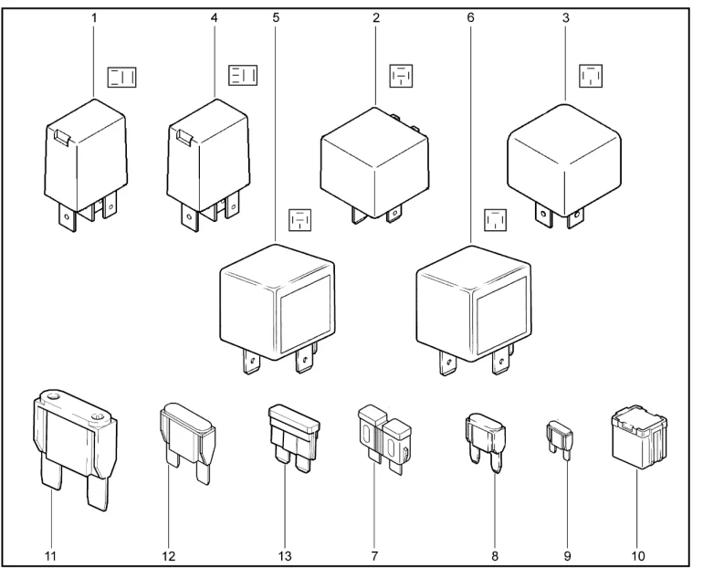 Реле и предохранители