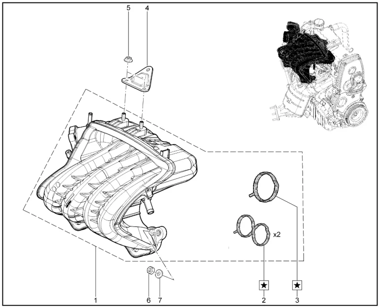 Модуль впуска (P3М,P3P)