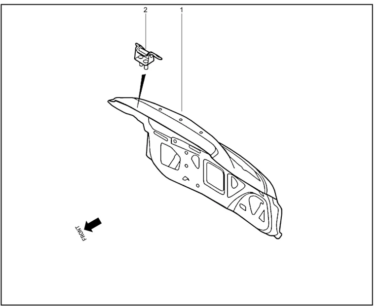 Дверь задка для XCITE X-Cross 7, Chery Tiggo 7 Pro