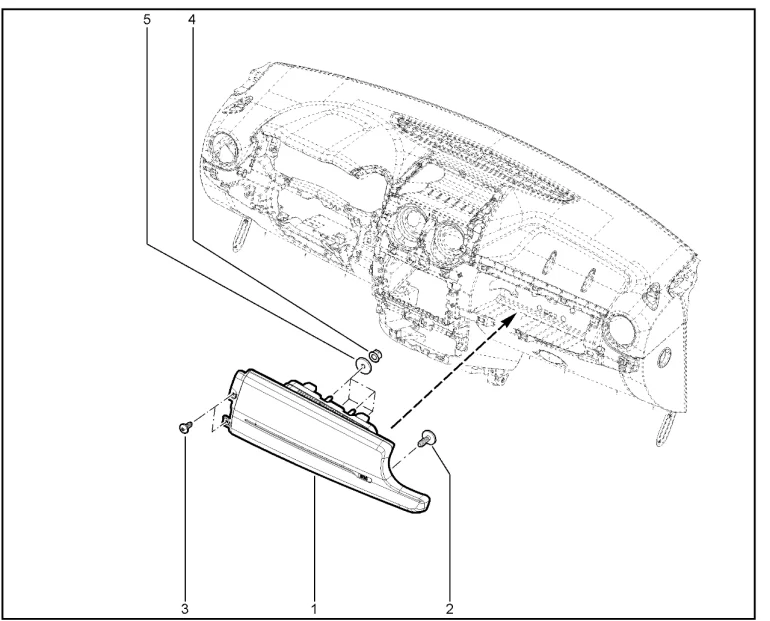 Подушка безопасности переднего пассажира (FL)