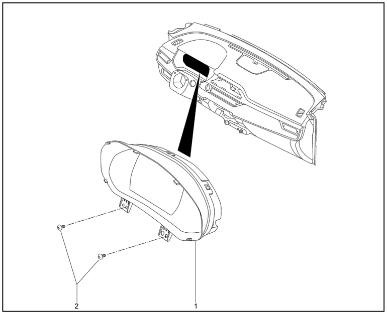 Комбинация приборов для XCITE X-Cross 7, Chery Tiggo 7 Pro