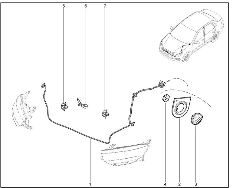 Корректор света фар (гидро)