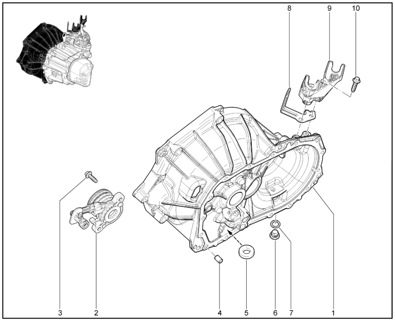 Картер сцепления