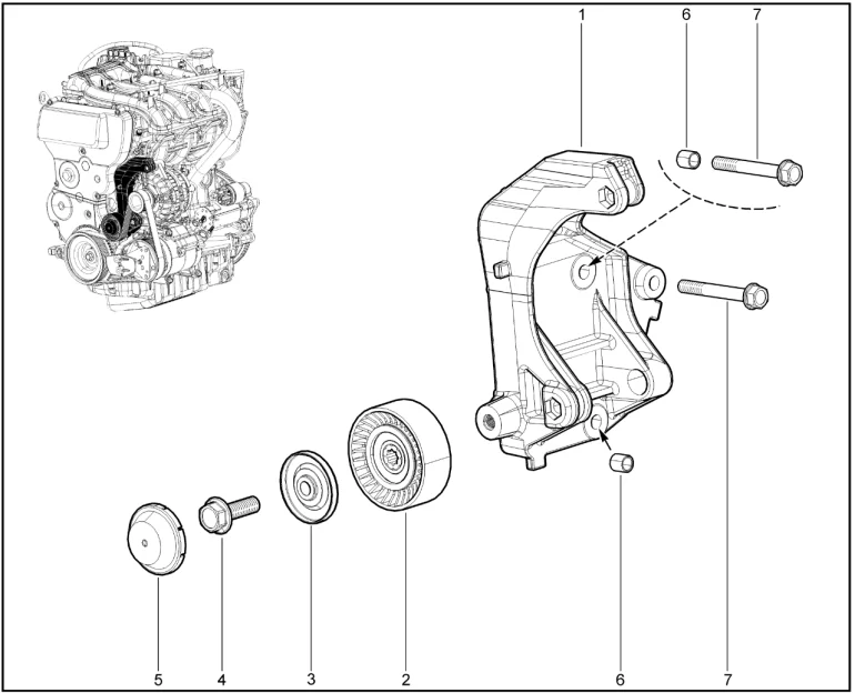 Кронштейн генератора (с КУ)