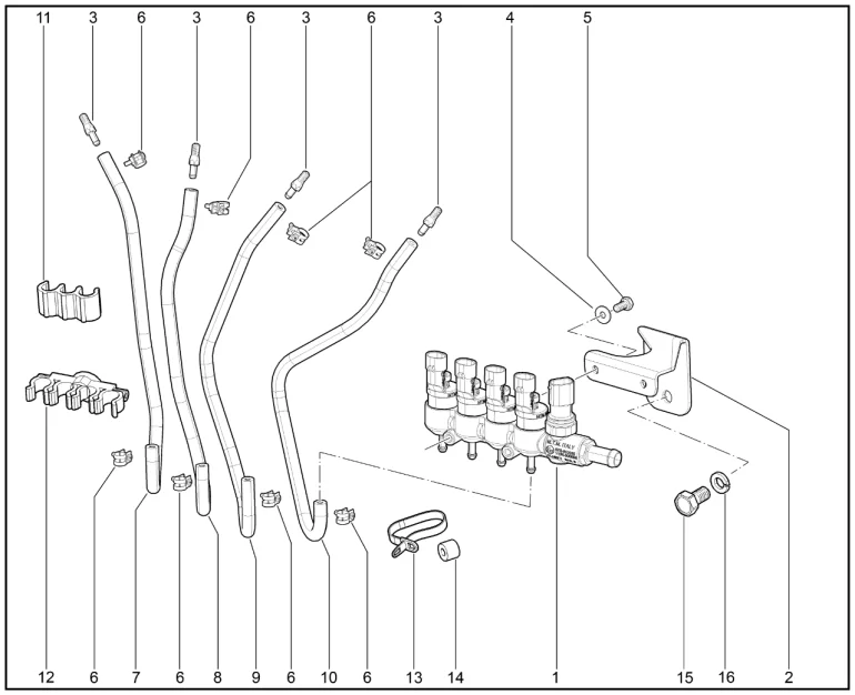 Рампа газовая