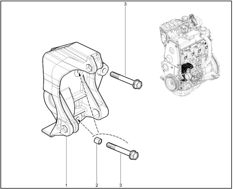 Кронштейн генератора (без КУ)