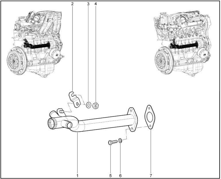 Труба подводящая насоса водяного