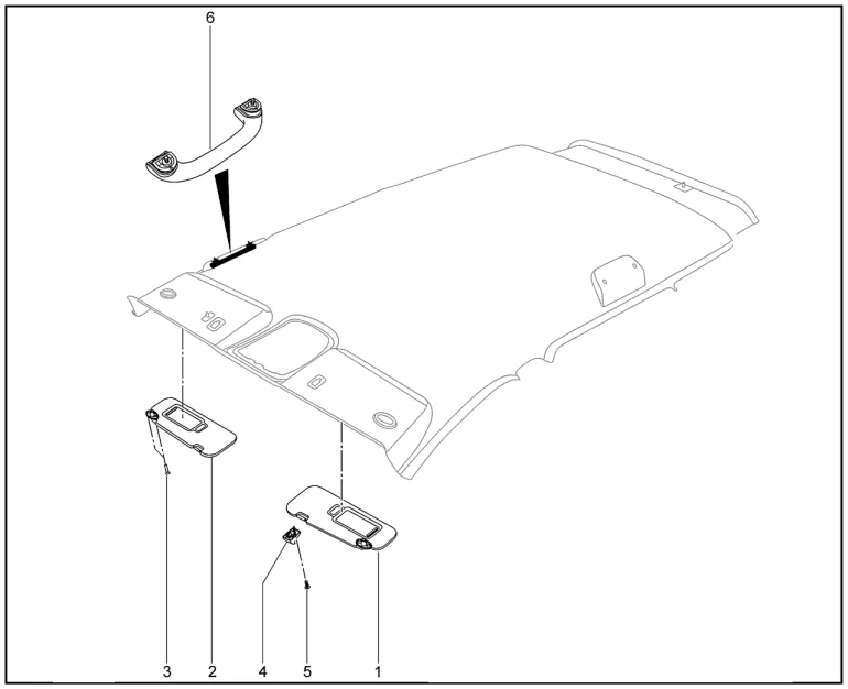 Козырьки, поручни для XCITE X-Cross 7, Chery Tiggo 7 Pro