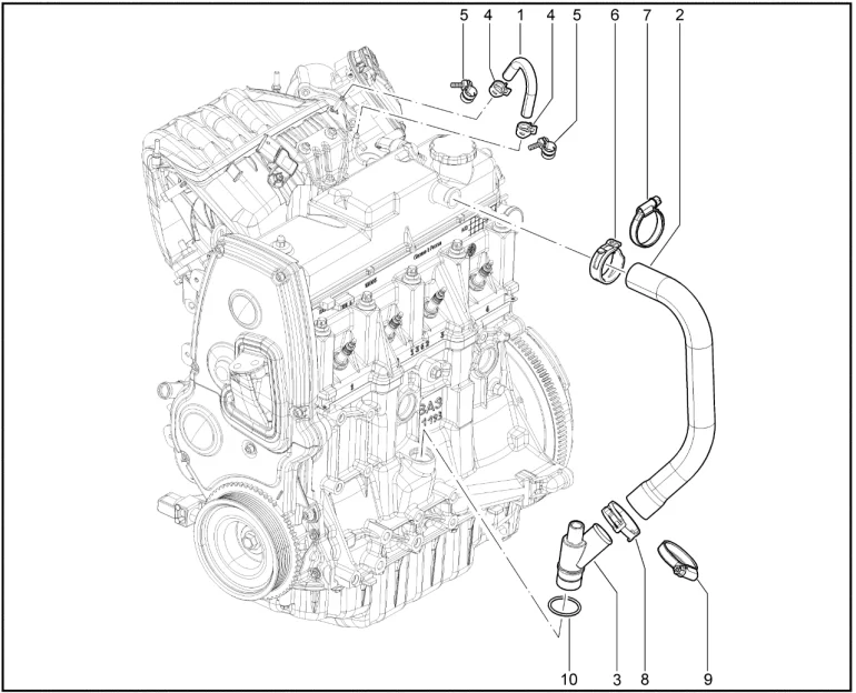 Вентиляция картера (P3M-11186)