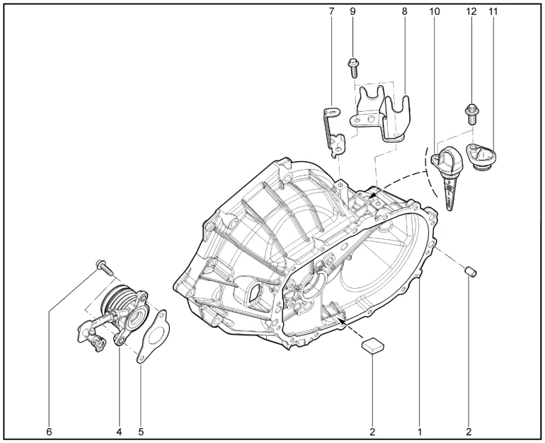 Картер сцепления