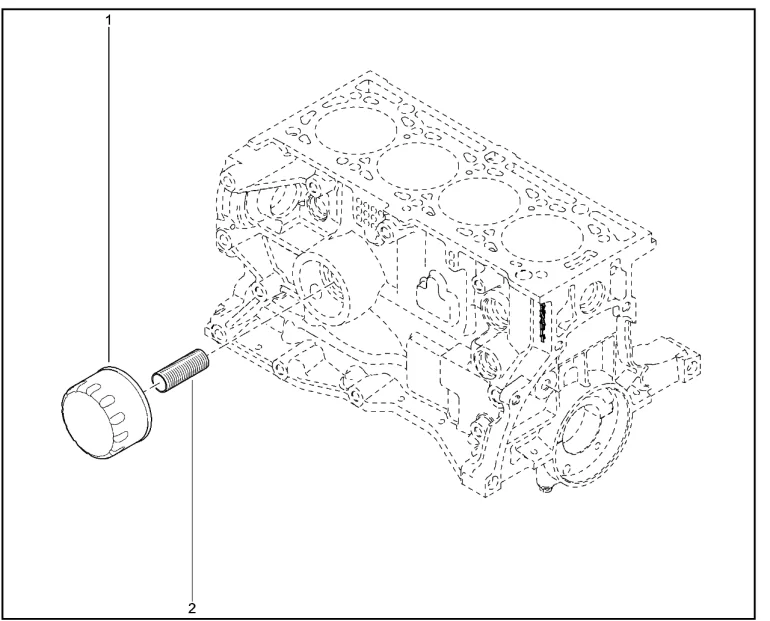 Фильтр маслянный (K4M,K7M)