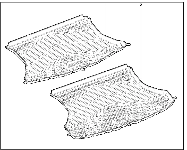 Ковер багажника