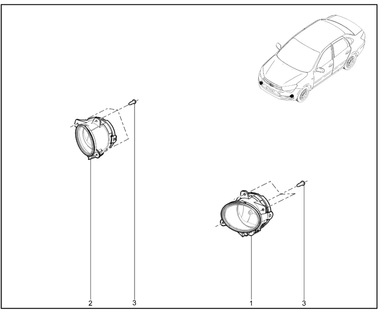 Фары противотуманные до 30.07.2018.