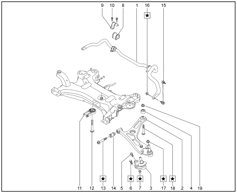 Рычаги передней подвески для XCITE X-Cross 7, Chery Tiggo 7 Pro