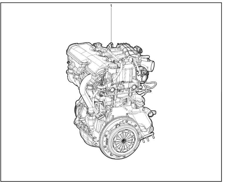 Двигатель в сборе (P4M-21127)(16 кл.)
