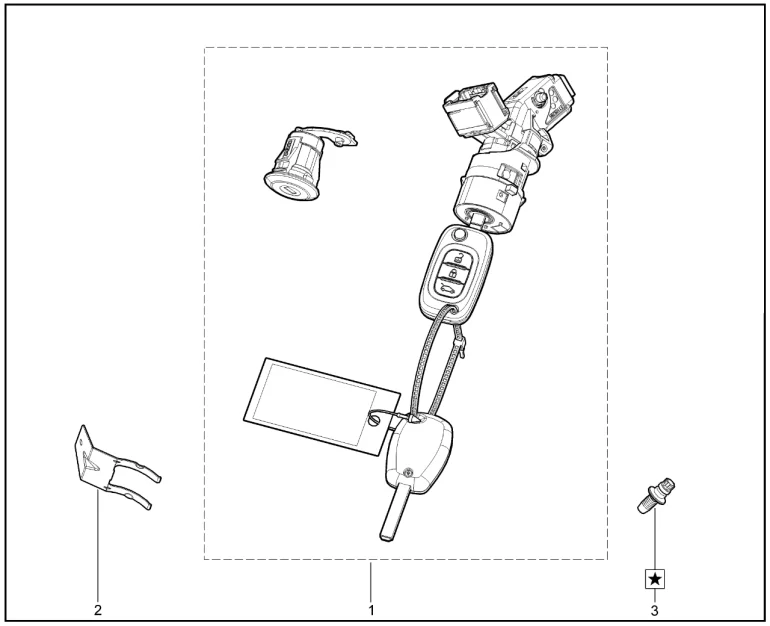 Выключатель зажигания (FL)