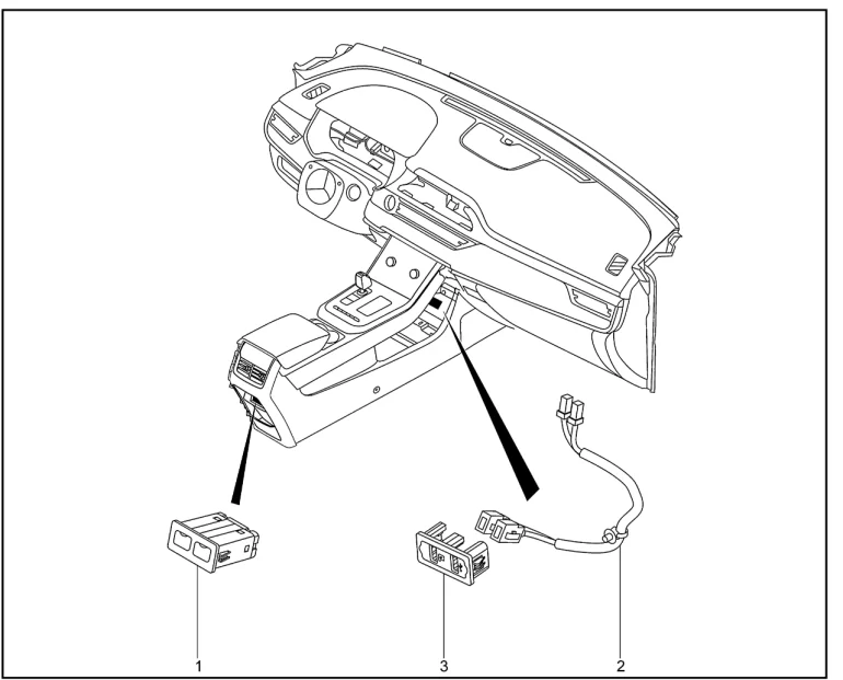 USB модуль для XCITE X-Cross 7, Chery Tiggo 7 Pro