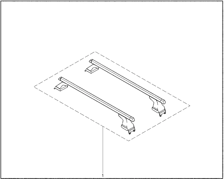 Багажник в сборе