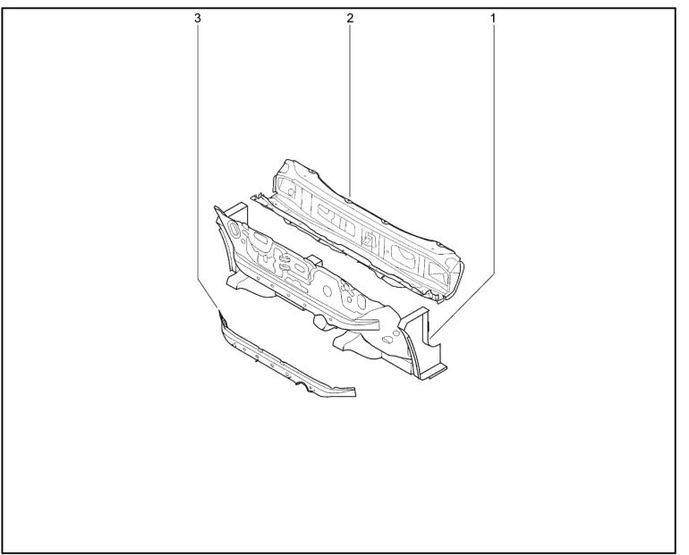 Щиток передка для XCITE X-Cross 7, Chery Tiggo 7 Pro