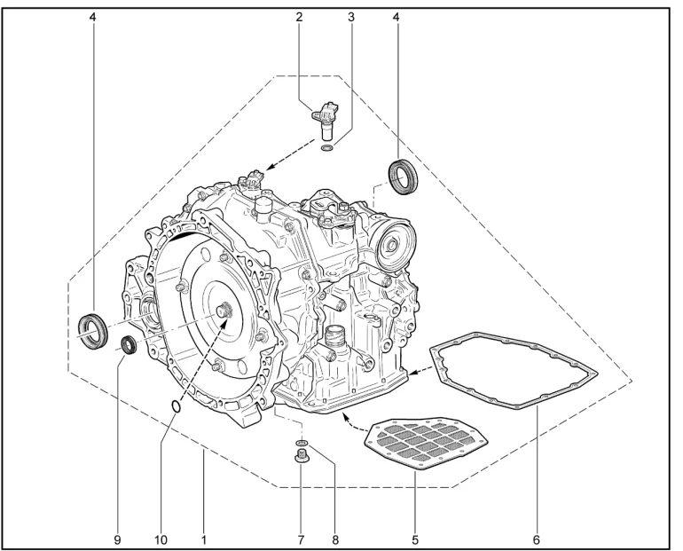 Детали автоматической коробки передач