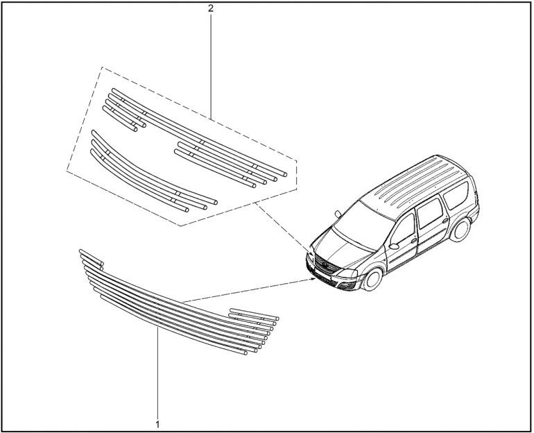 Накладка на задний бампер