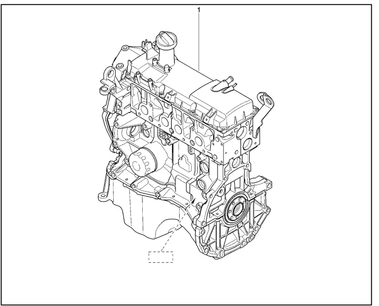 Двигатель в сборе (K7M)
