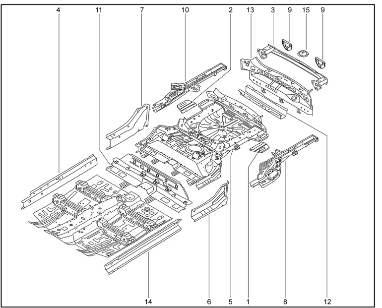 Элементы кузова нижние задние для XCITE X-Cross 7, Chery Tiggo 7 Pro