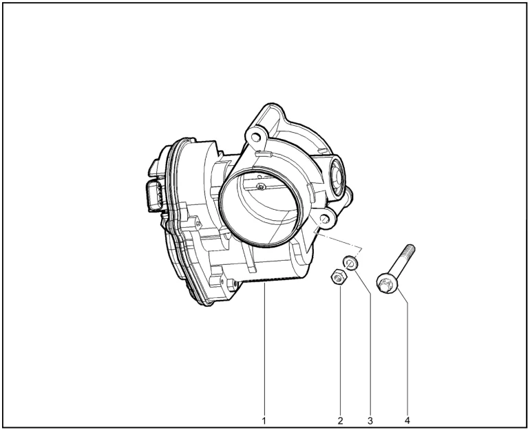 Патрубок дроссельный