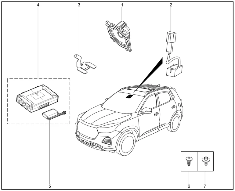 Блок ЭРА ГЛОНАСС для XCITE X-Cross 7, Chery Tiggo 7 Pro