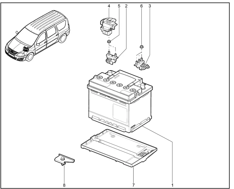 Батарея аккумуляторная (FL)