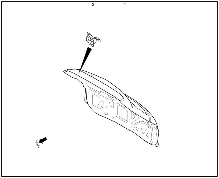 Дверь задка для XCITE X-Cross 8, Chery Tiggo 8 Pro