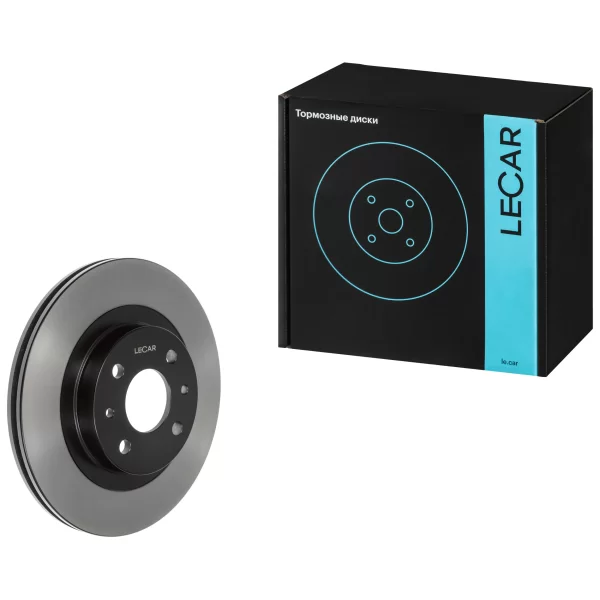 Диск переднего тормоза (R14) LECAR для Lada Granta, Kalina, Priora