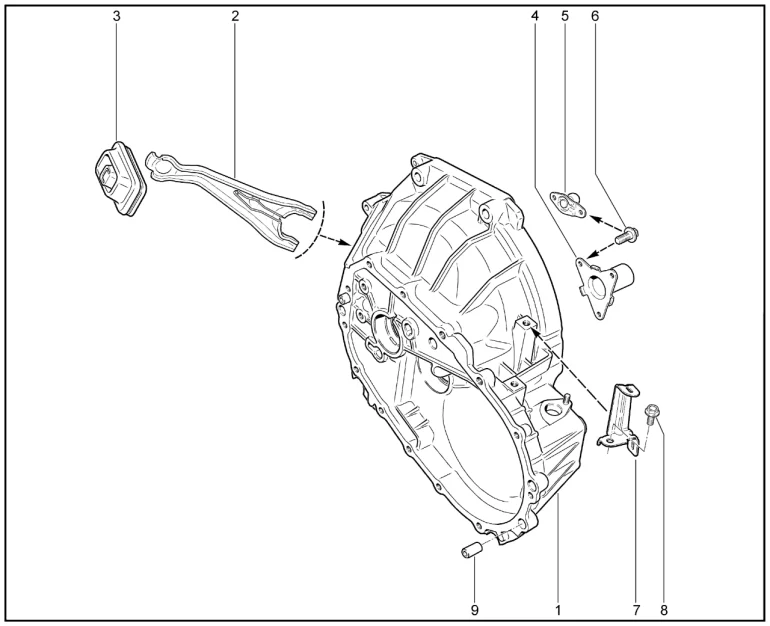 Картер сцепления