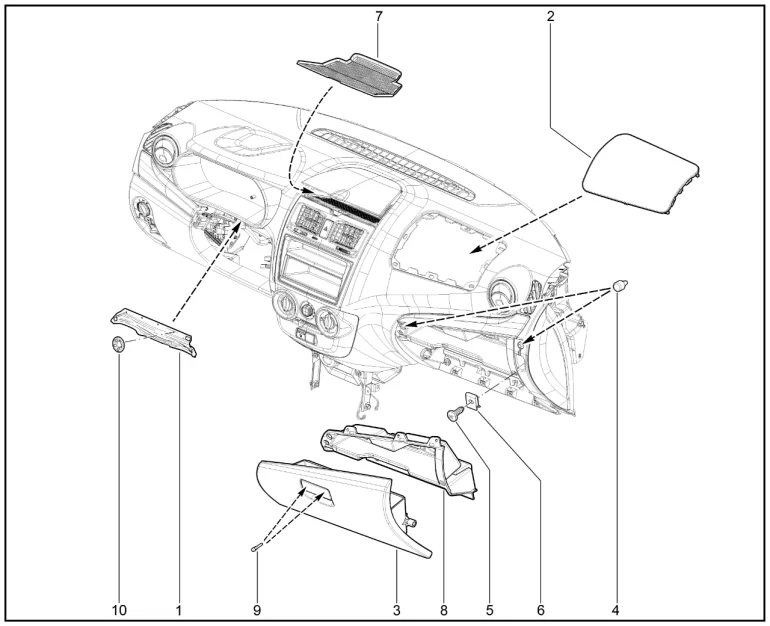 Ящик вещевой (FL) c 30.07.2018