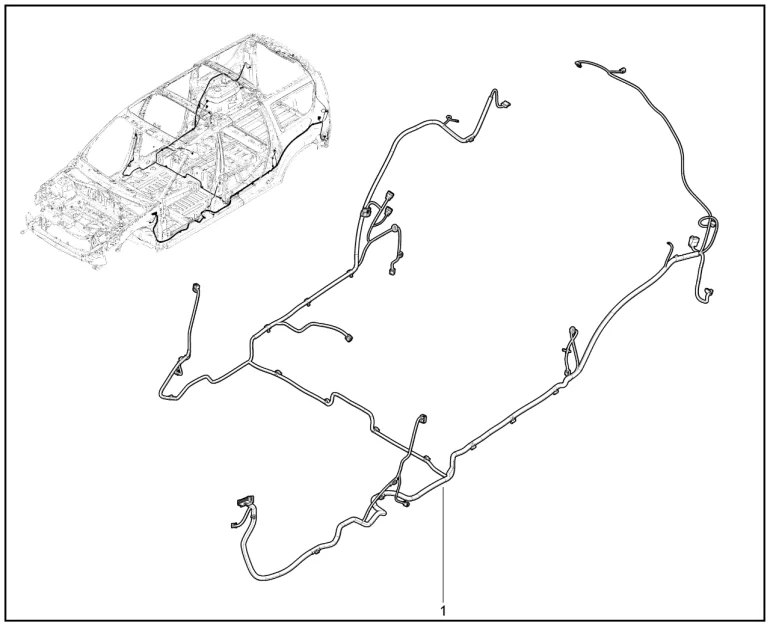 Жгут проводов задний (E-Largus)